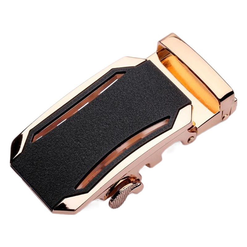 Automatic buckle leather head hardware accessories men's metal belt 4.0 Buckle Head business alloy buckle frosted wholesale