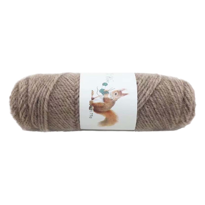 Squirrel Fleece Line Bright Silk Double-sided Fleece Yarn Hand-knitted Hat Long Wool Fleece Hand-knitted Scarf Line Coat Line Batch