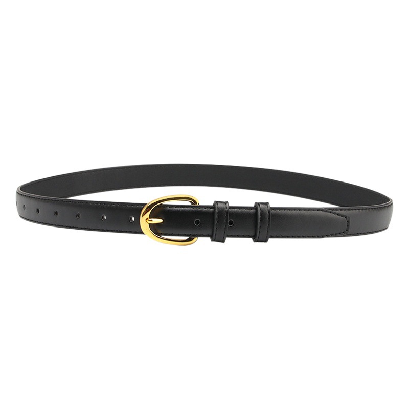 New Korean Style Simple All-match Trendy PU Pin Buckle Belt Women Student Decorative Shirt Jeans Belt Manufacturers