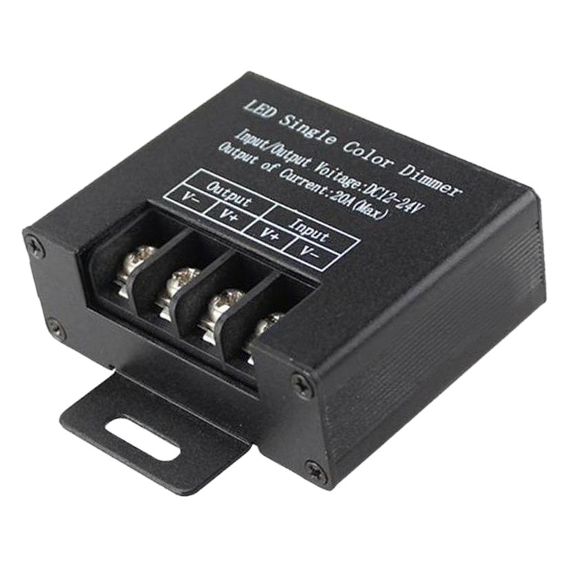 LED lamp with dimmer monochrome light bar switch cabinet table lamp RF wireless 3 key remote control dimming 20A