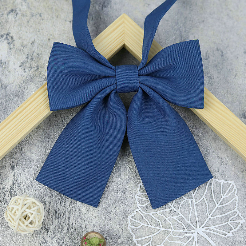 Picture of JK Uniform College Style Solid Color Female Student Bow Tie School Uniform Japanese Style Seikan Suit Bow Red Roots