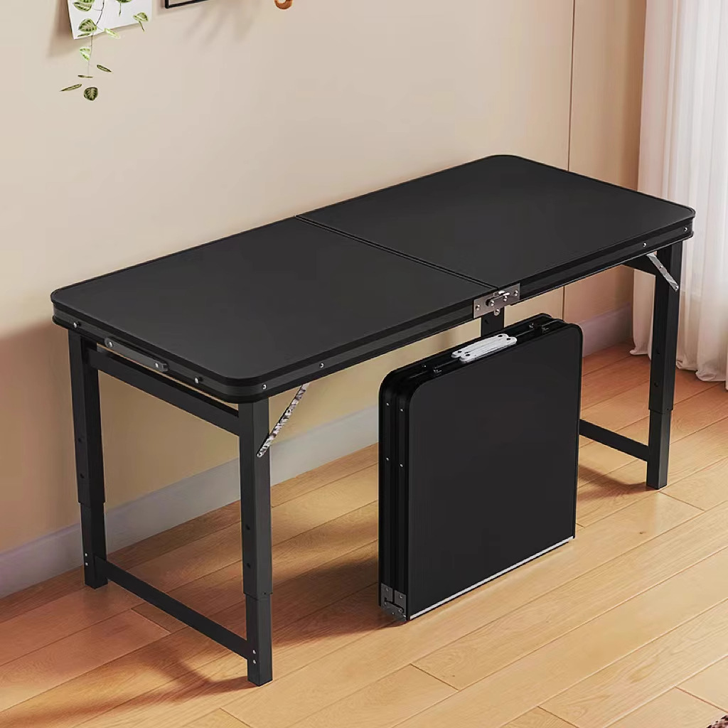 Folding Table Stall Foldable Outdoor Portable Rectangular Small Table Camping Picnic Night Market Folding Table and Chair