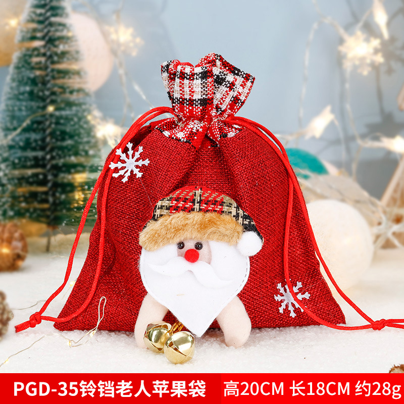 Picture of Christmas Gift Apple Bag Handbag Adult Children Children Christmas Gift Decoration High-end Gift Bag