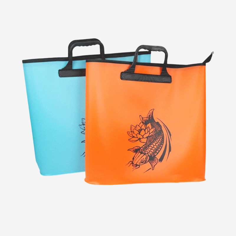 Wholesale Fish Bag Tote Bag EVA Material Thickened Fish Barrel Waterproof Portable Folding Fishing Barrel Fishing Supplies
