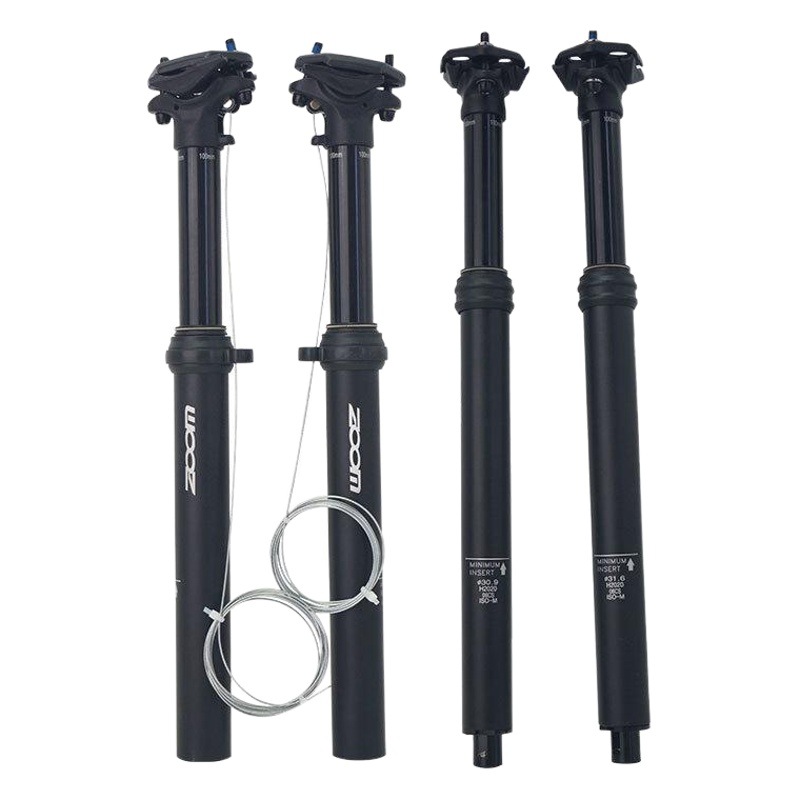 Taiwan ZOOM wire-controlled lifting seat tube mountain bike hydraulic seat tube 30.9 31.6mm inner routing seat post