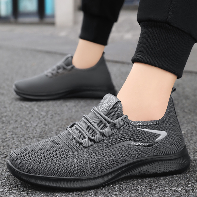 Picture of Shoes Men's Large Size Cross-Border Sneakers Wholesale Casual Sports Shoes Men's Shoes Breathable Non-Stinky Feet Mesh Running Shoes
