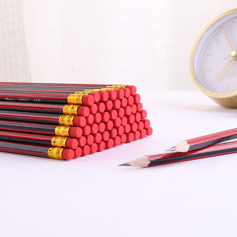 Picture of Pencil Wholesale Drawing Sketch Pen Children's Prize Learning Stationery with Eraser Hexagon Pencil Primary School Students hb Pencil