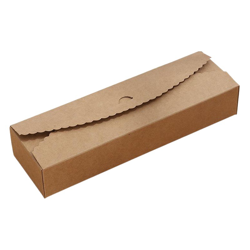 Picture of Wholesale supply cowhide strip baking carton moon cake cranberry biscuit chocolate box available in stock