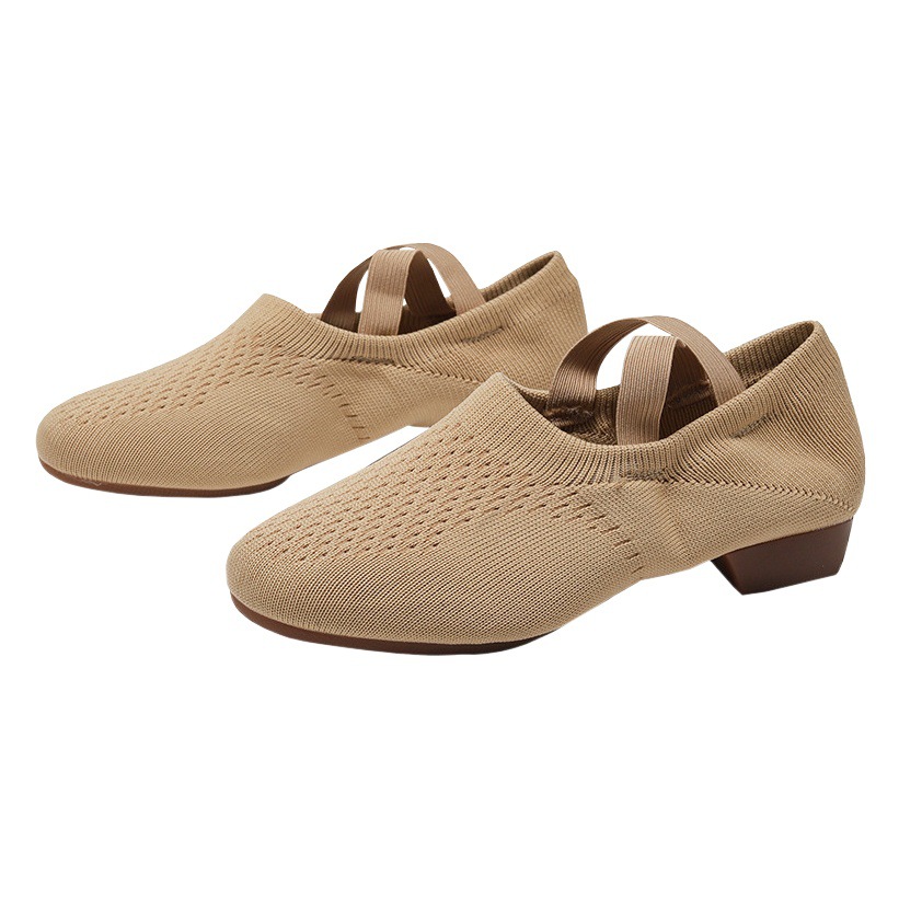 Dance Shoes Women's Soft Sole Practice Shoes Adult Teacher Shoelaces Special Outdoor Ballet Classical Dance Belly Dance Shoes