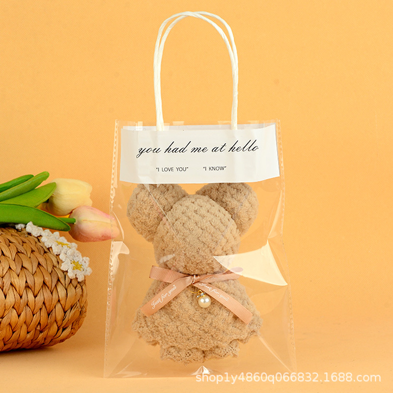 Picture of Pineapple towel bear shape shop supplies wedding gift Festival activities birthday opening small gifts wholesale