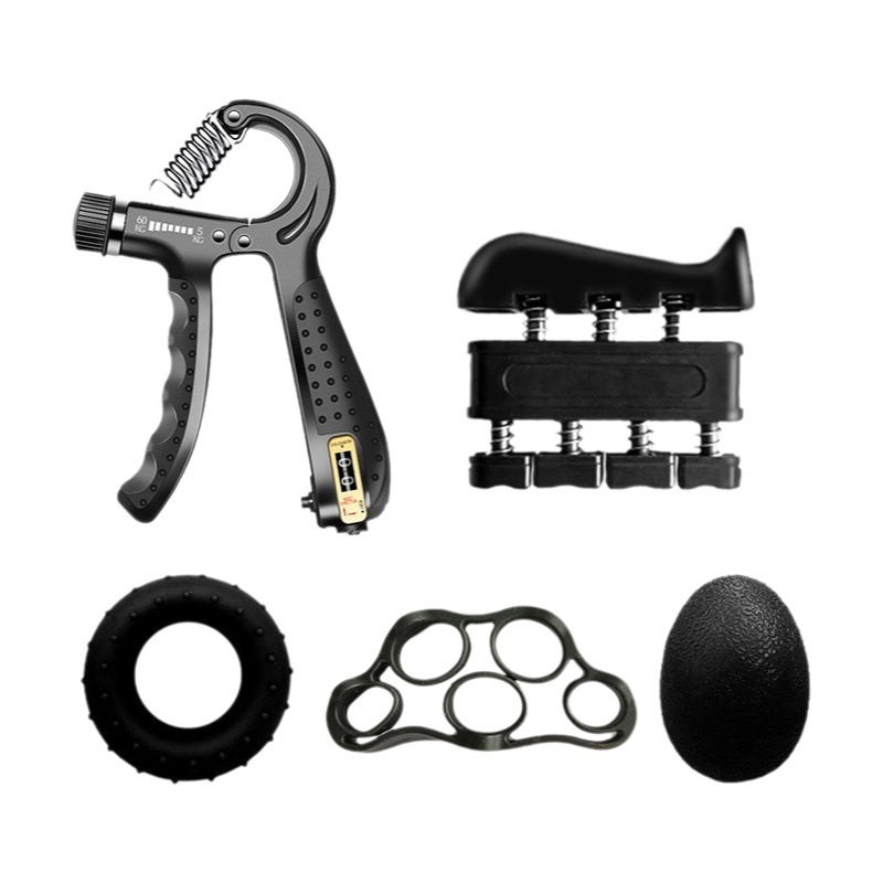 Grip five-piece suit grip ball five finger trainer finger trainer fitness suit silicone grip ring