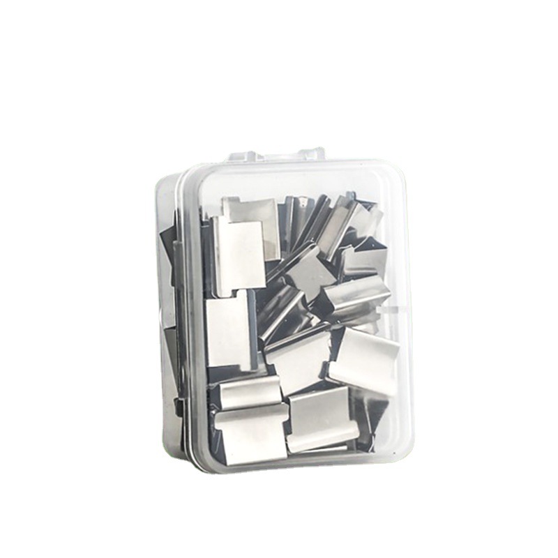 Picture of Clip Pusher Supplementary Clip Transparent Metal Clip Punch-Free File Small Clip Binding Clip Test Paper Clip Pusher Spare Clip