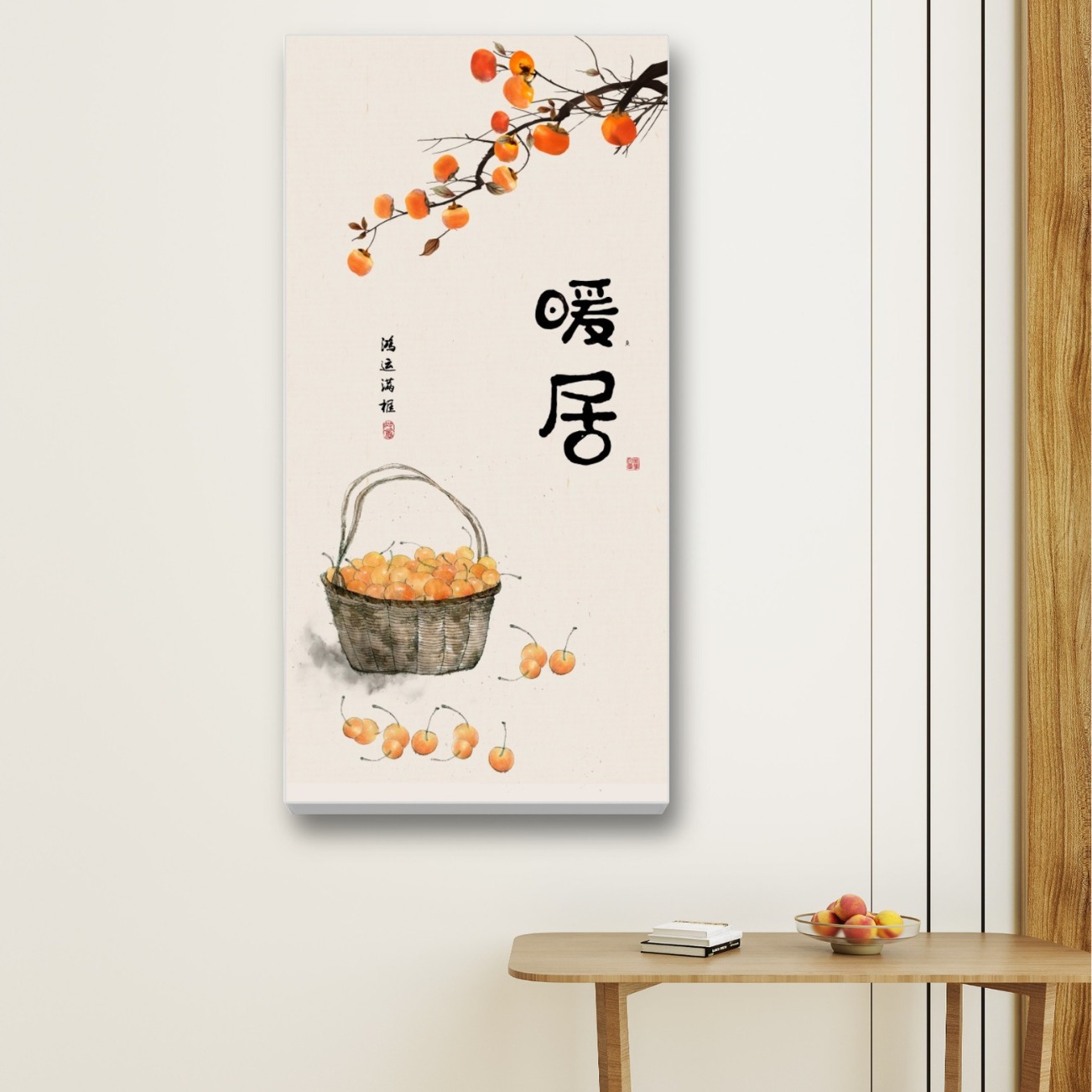 Factory Wholesale New Chinoiserie Canvas Printing Decorative Painting Chinoiserie Calligraphy Decorative Canvas Painting Living Room Indoor Hanging Painting