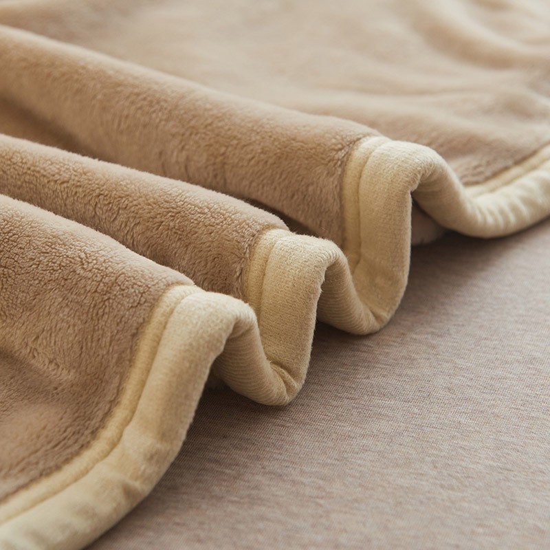 Picture of Muji Blanket Nap Blanket Flannel Blanket Blanket Coral Fleece Air-conditioning Blanket Winter Thickened Fleece Blanket Wholesale