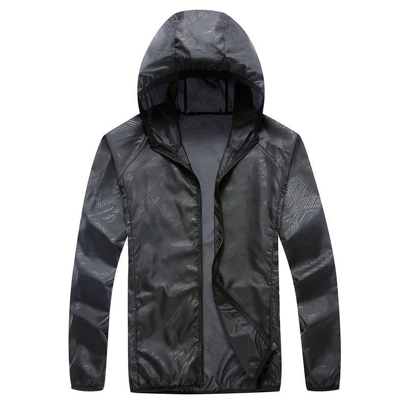 Picture of Factory wholesale outdoor skin windbreaker men's sunscreen clothing women's logo thin coat waterproof printing group building clothing