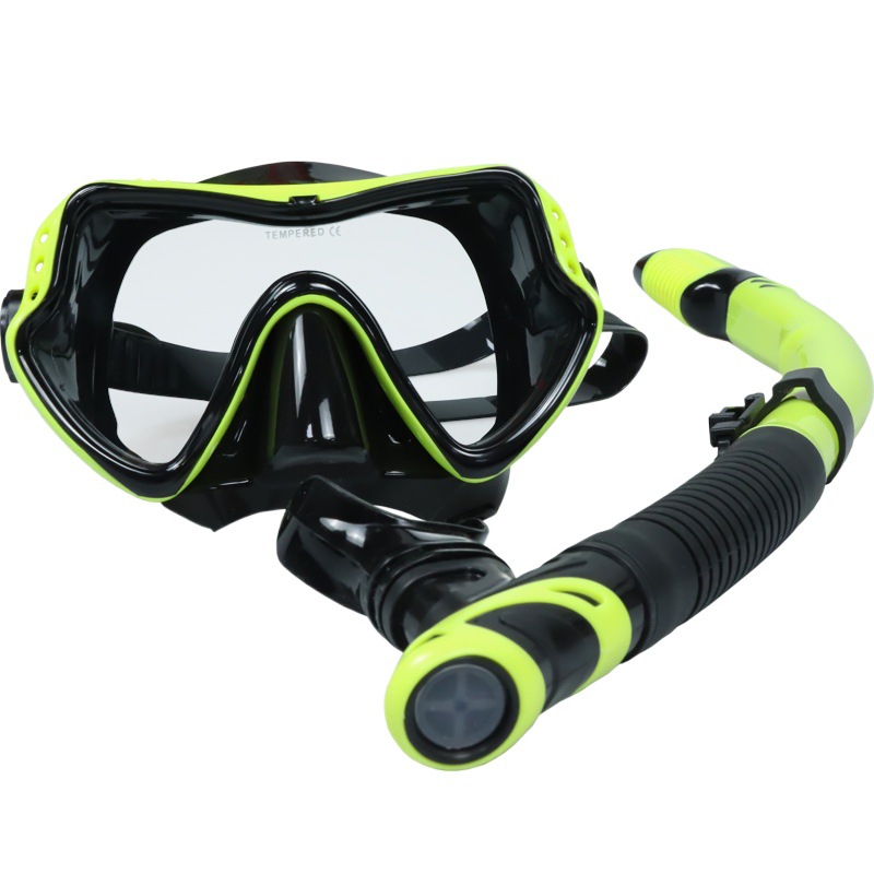Diving Free Diving Set Snorkeling Diving Goggles Fully Dry Snorkel Snorkeling Two Treasures Mask Adult Portable