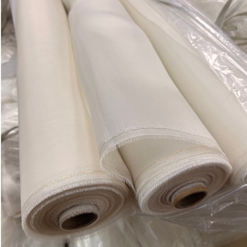 14 mmi 140cm silk European satin raw silk satin stiff bone feeling three-dimensional 100% mulberry silk silk fabric