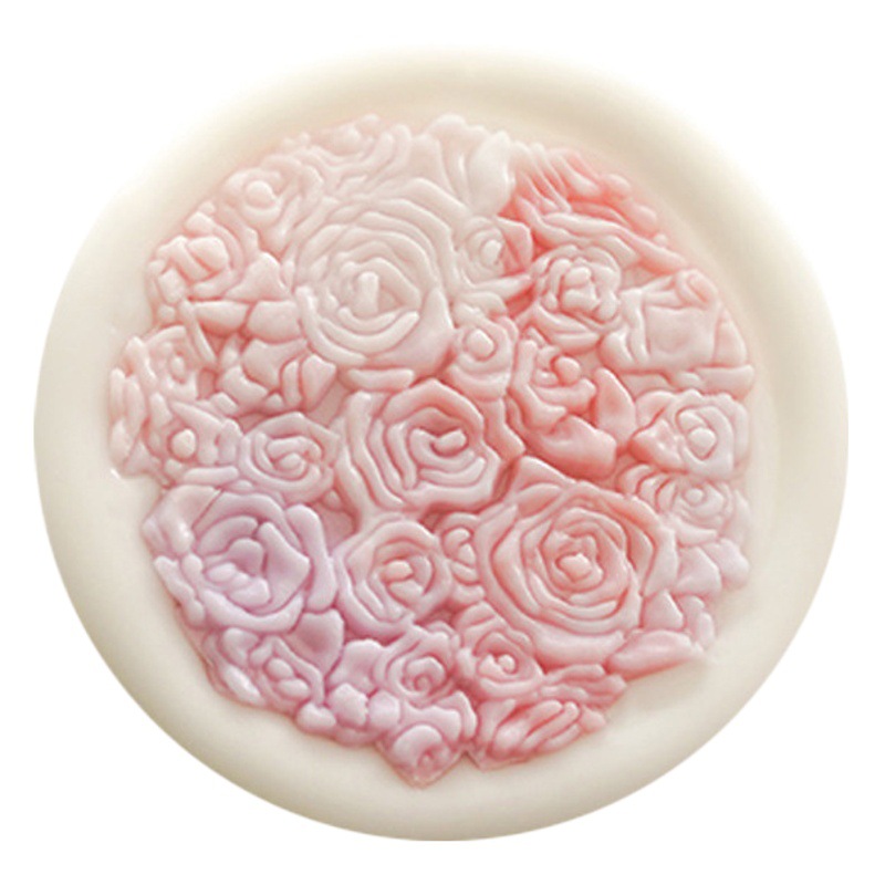 [Original Paint Seal] Duoduo Lemon Rose Daisy Embossed Full Hecka Letter Gift Paint Seal