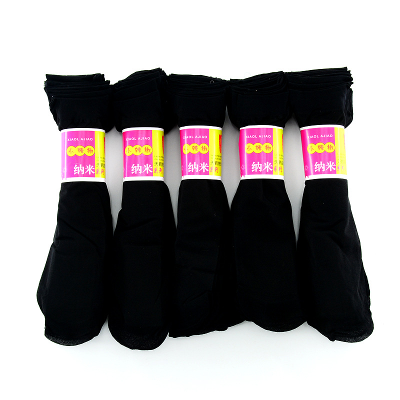 Picture of Factory summer ladies thin core-spun silk chili short stockings wear-resistant reinforcement anti-off steel wire socks wholesale