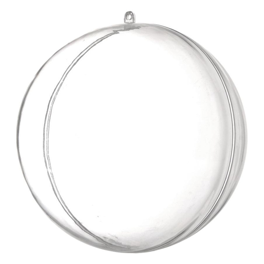 Live Transparent Plastic Ball Semi-Circular Ball Christmas Decoration Acrylic Ball Wedding Ceiling Hollow Ball Pendant Christmas Ball