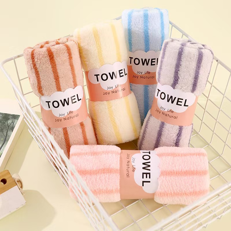 Coral Fleece Fleece Towel Cyber Popular Waist Seal Gift Gift Accompanying Gift Soft Cleansing Towel Children's Face Towel