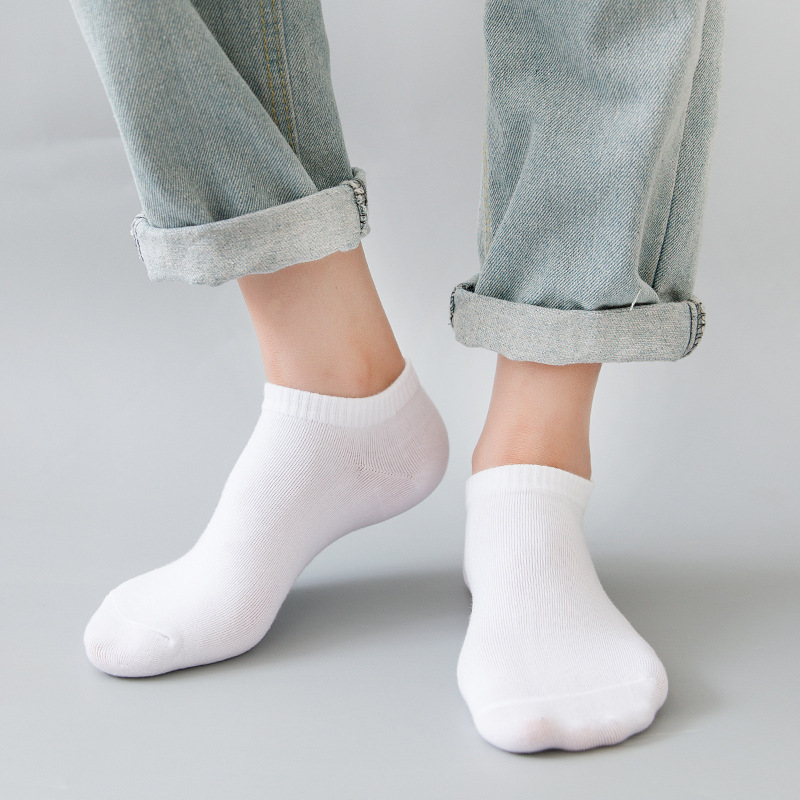 Four Seasons Men's Socks Women's Socks Unisex Socks Thin Women's Boat Socks Invisible Short Disposable Socks