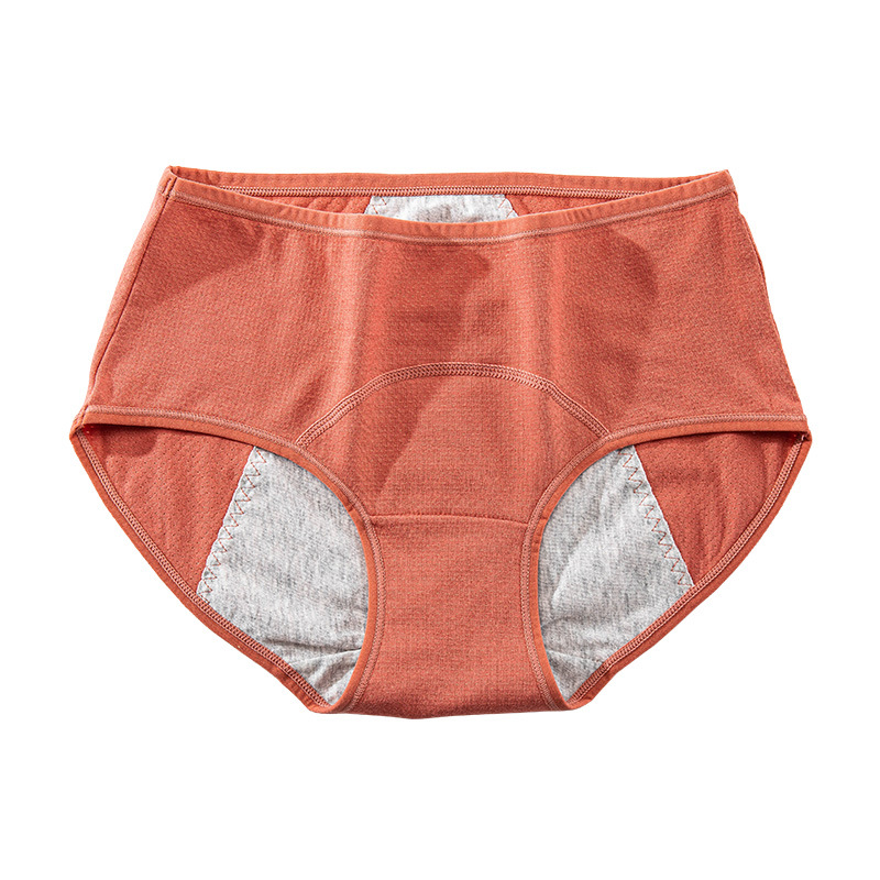 Picture of Women's Menstrual Pants, Aunt Pants, Mid-Waist Pure Cotton Crotch Triangle Menstrual Pants, Leak-Proof Large Size Underwear, Women's Menstrual Sanitary Pants