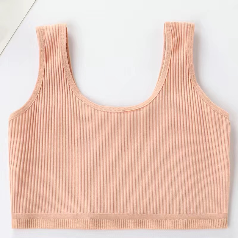 Picture of Girls' Intimates Development Period Girls Big Kidsren's Vest Students Primary School Students Pure Cotton Girls Adolescent Kidsren's Bra