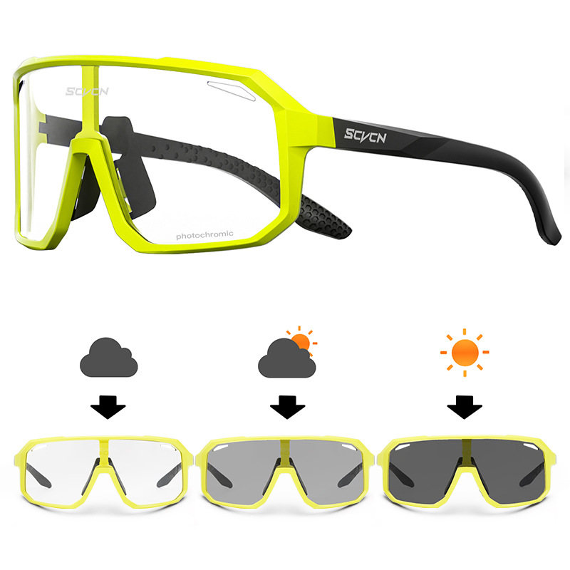 Picture of Cross-border new SCVCN color-changing riding glasses day and night dual-use night vision goggles bicycle manufacturers wholesale