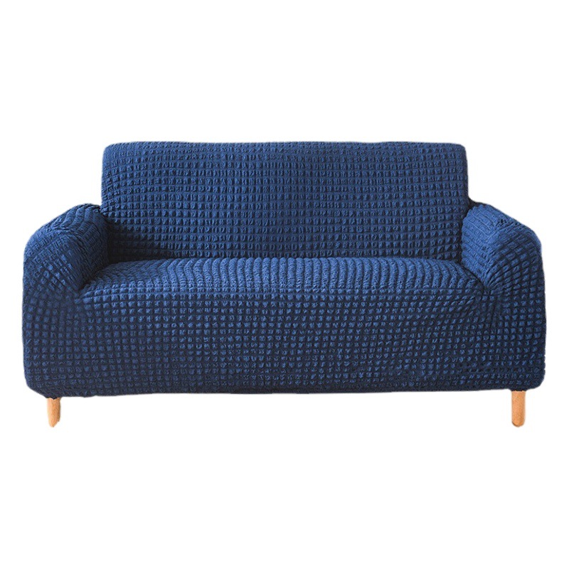 2023 new bubble gauze sofa cover stretch all-inclusive four seasons universal simple solid color sofa cover wholesale