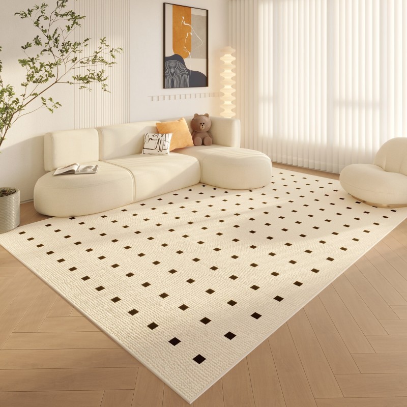 Carpet living room dirt-resistant easy to take care of bedroom carpet Nordic simple wind crystal velvet office carpet a generation of hair