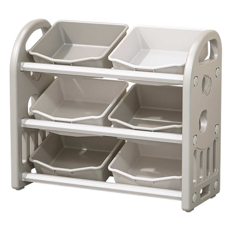 Children's Toy Storage Rack Box Storage Toy Artifact Baby Finishing Cabinet Storage Bookshelf Storage Box Multi-layer Classification