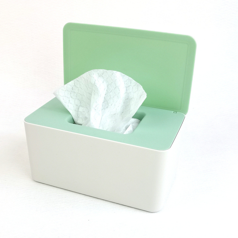 Large Mask Storage Box Desktop Toilet Paper Plastic Baby Wipes Box with Lid Napkin Tissue Box Paper Box Tissue Dispenser