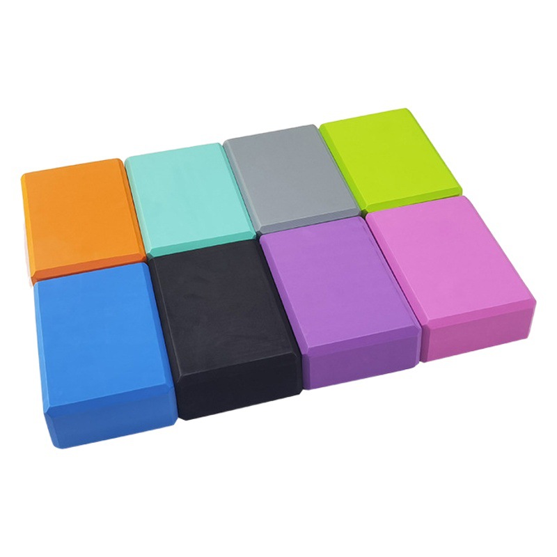 High-density EVA material yoga brick sports equipment practice brick sturdy non-slip odor-free yoga auxiliary supplies