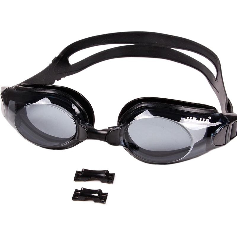 Jiejia swimming goggles wholesale adult flat light myopia swimming glasses H100 classic waterproof anti-fog swimming goggles