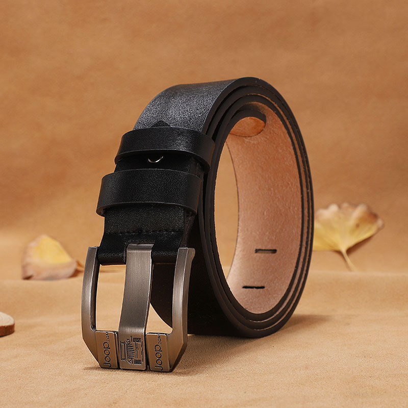Picture of New belt leather men's belt real cowhide belt casual Joker men's pin buckle belt manufacturers wholesale