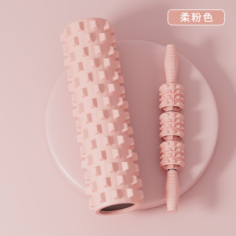 Picture of SanFan foam shaft solid yoga column mace high hardness hardened super pain deep massage roller fitness shaft