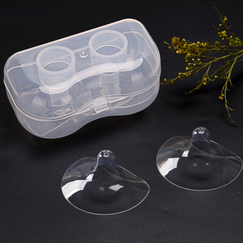 Factory wholesale full silicone nipple protector full circle semicircle triangle breast protector breast protector breast protector pair boxed