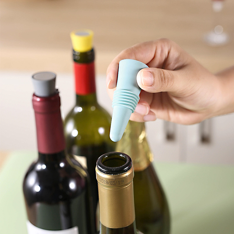 Silicone Wine Stopper Sealing Wine Stopper Wine Stopper Wine Stopper Beer Flavor Stopper Glass Stopper Preservation Stopper