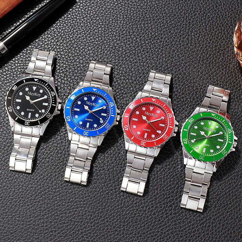 Picture of Steel Band Men's Watch Quartz Watch Water Ghost Business Fashion Alloy Men's Watch Manufacturer Ready Supply Watch