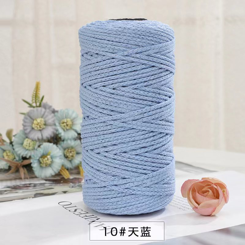 Picture of Explosions 2mm round strand hollow yarn European-style hook bag hollow Diy thread color multi-hand crochet collocation