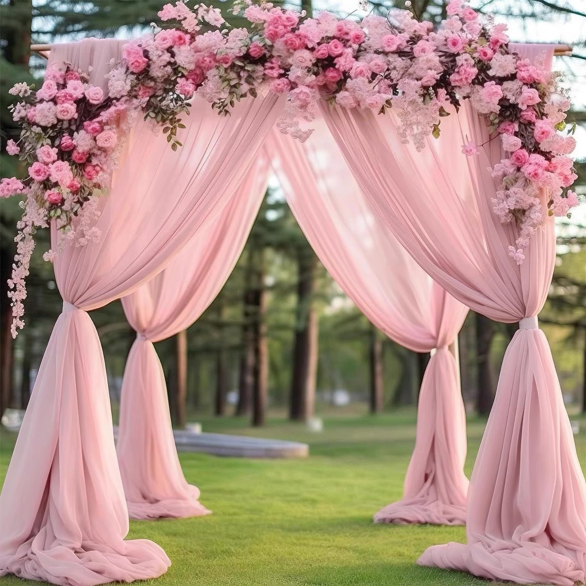 Outdoor Wedding Cloth Wedding Lawn Arrangement Decorative Cloth Arrangement Decorative Cloth Cloth Arch Cloth