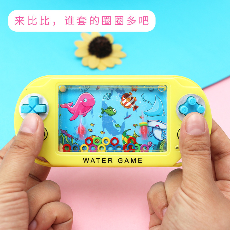 Picture of ring water machine toy 80 classic nostalgic game cartoon handheld water machine childhood ring
