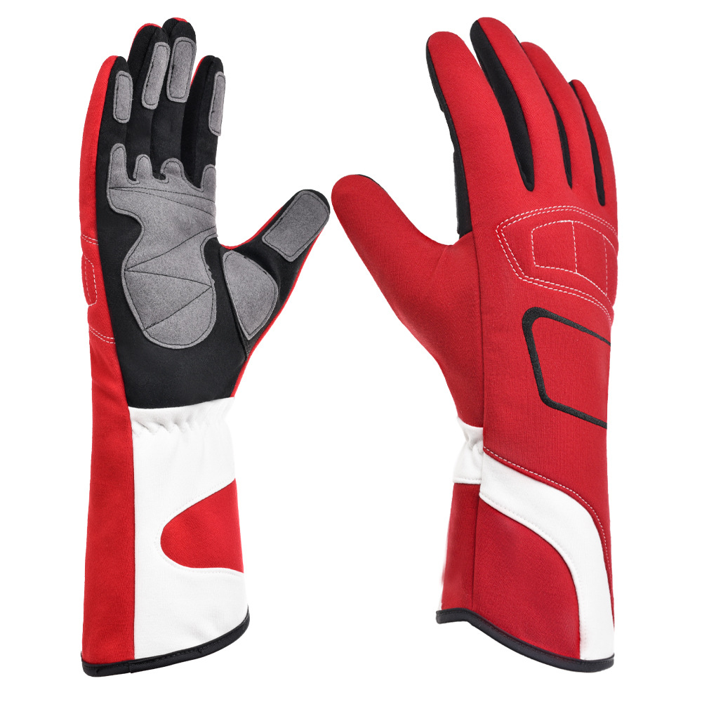 Kart gloves non-slip shock-absorbing racing gloves competition E-sports off-road breathable long finger windproof training gloves