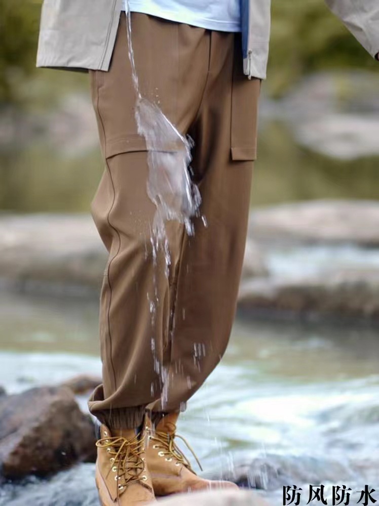 American Style Charge Pants for Men and Women Waterproof Windproof Spring and Autumn Summer Outdoor Hiking Climber Pants Spring and Autumn Soft Shell Work Pants