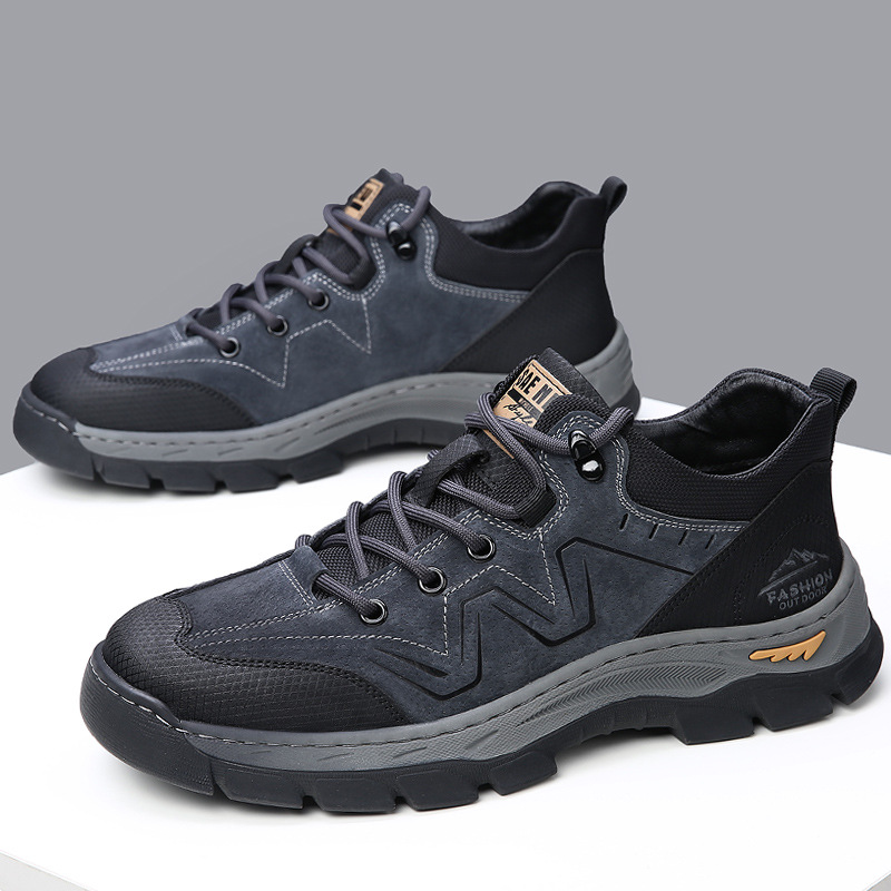 Maasinda Shopping Mall Same Style High-Quality Trendy Outdoor Mountaineering Men's Shoes Spliced Travel Leisure Non-Slip Wear-Resistant Sports