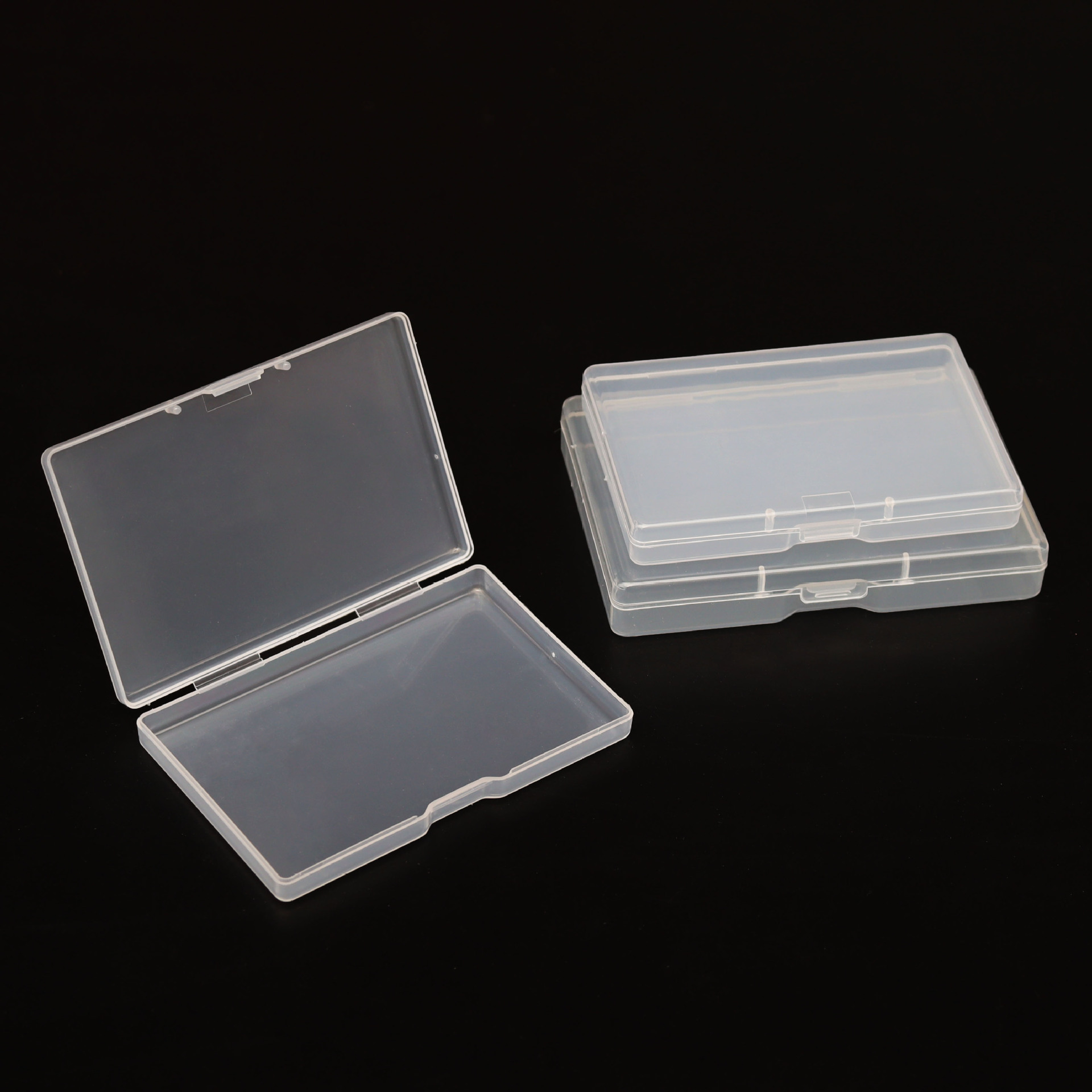 PP Transparent Plastic Box Eyelash Box Card ID Card Business Card Fish Hook Box Screw Glasses Box Spare Parts Packaging