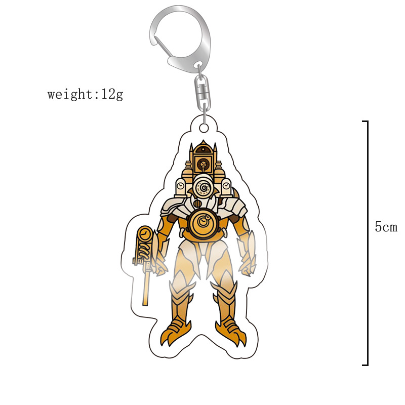Picture of Cross-border new toilet man keychain skibidi toilet monitor Man TV man creative killer pendant batch