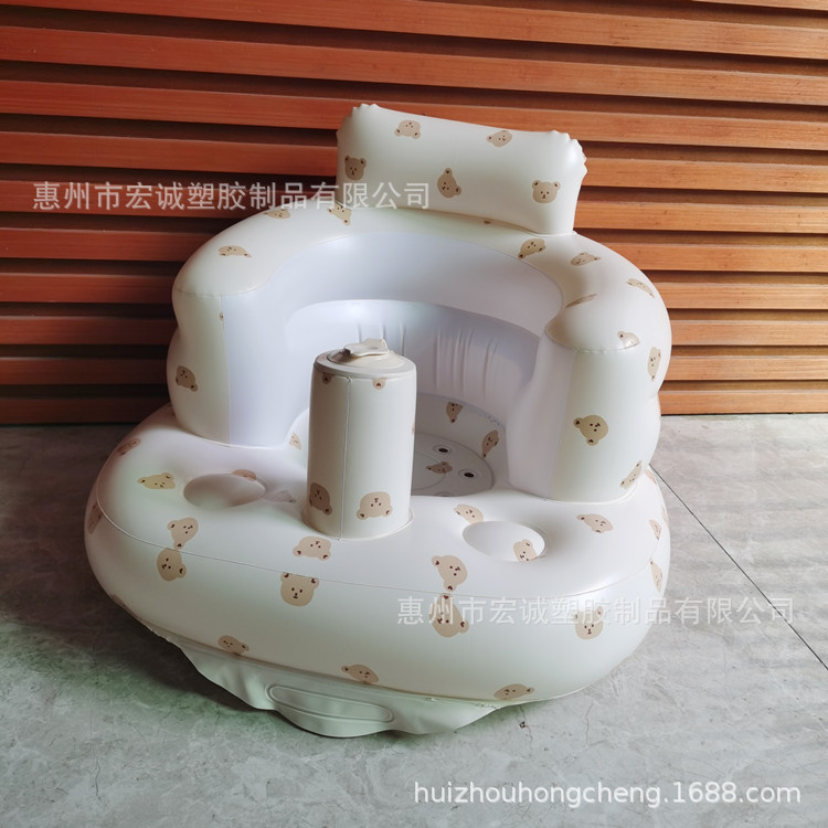 New Hanfeng Baby Learning Seat Children's Sitting Anti-fall Learning Seat Baby Dining Chair Inflatable Small Sofa