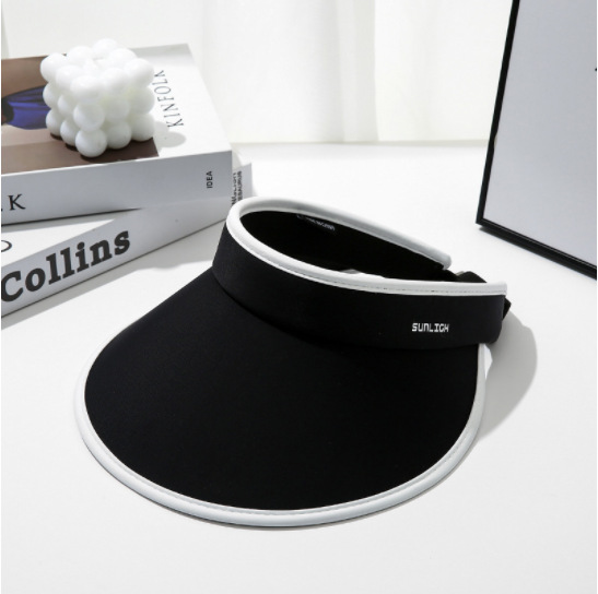 Picture of Sun hat foldable sun hat outdoor riding Women's Big brim empty top cycling sun protection fisherman sun hat